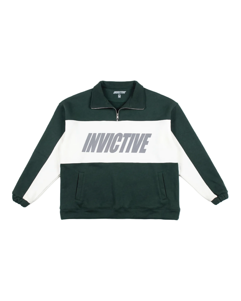 Premium Green Quarter Zipper