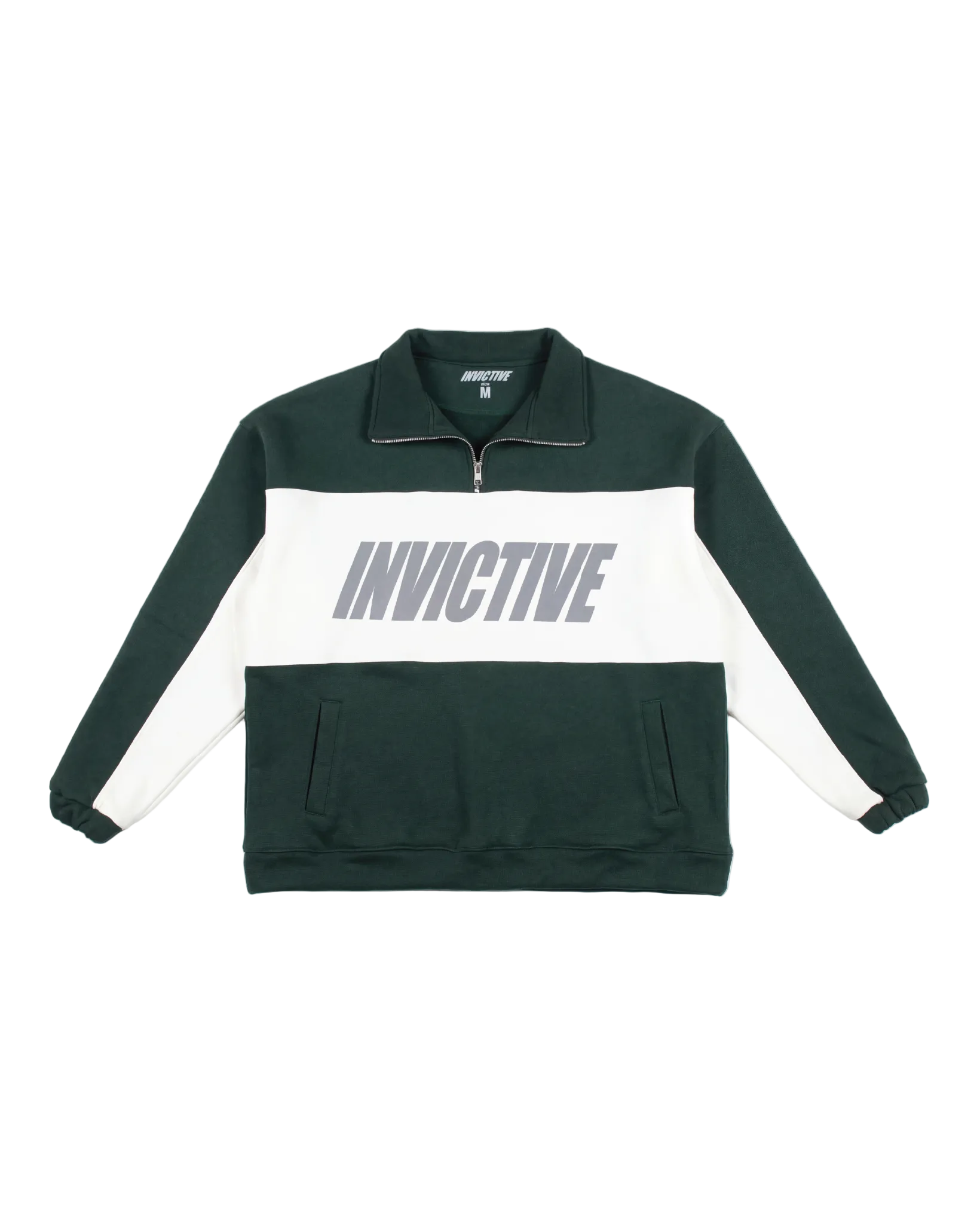 Premium Green Quarter Zipper