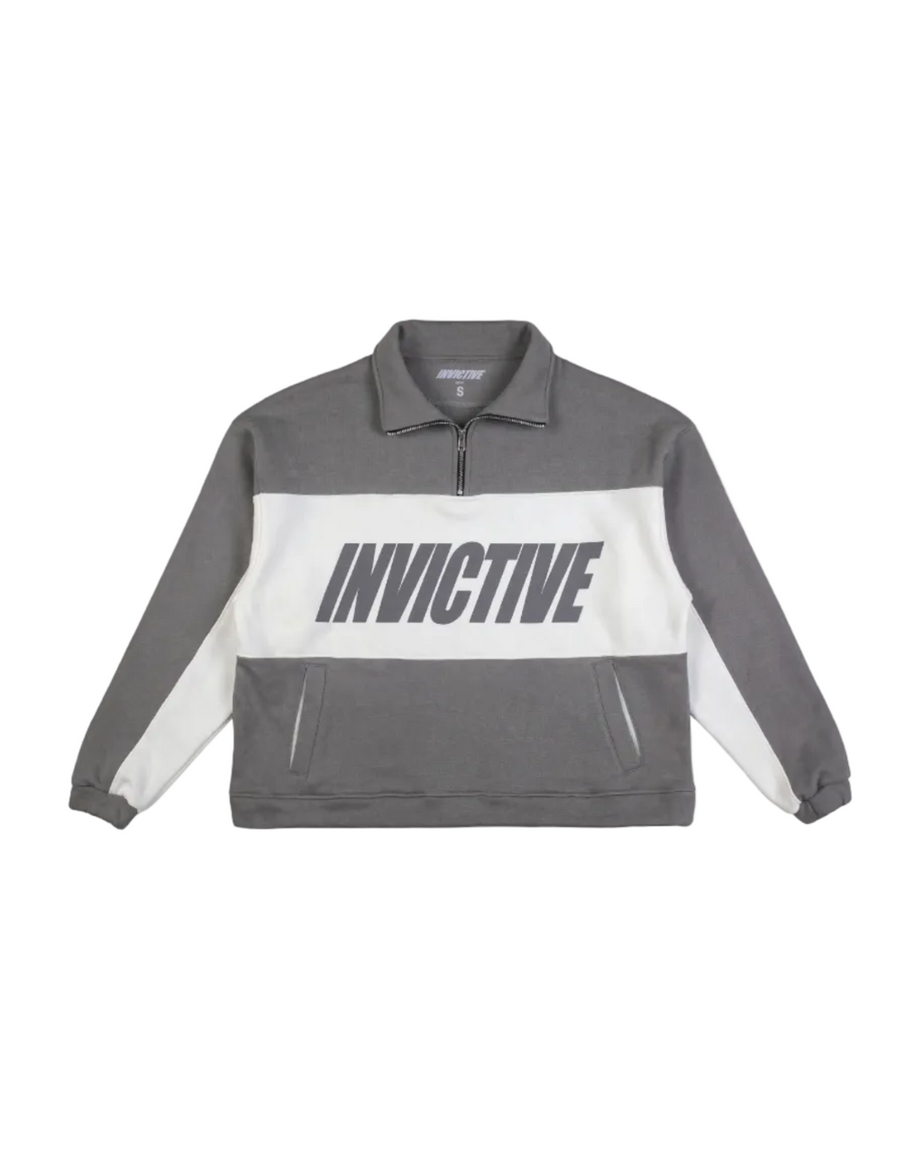 Gray Quarter Zipper – Premium Fleece Coreano