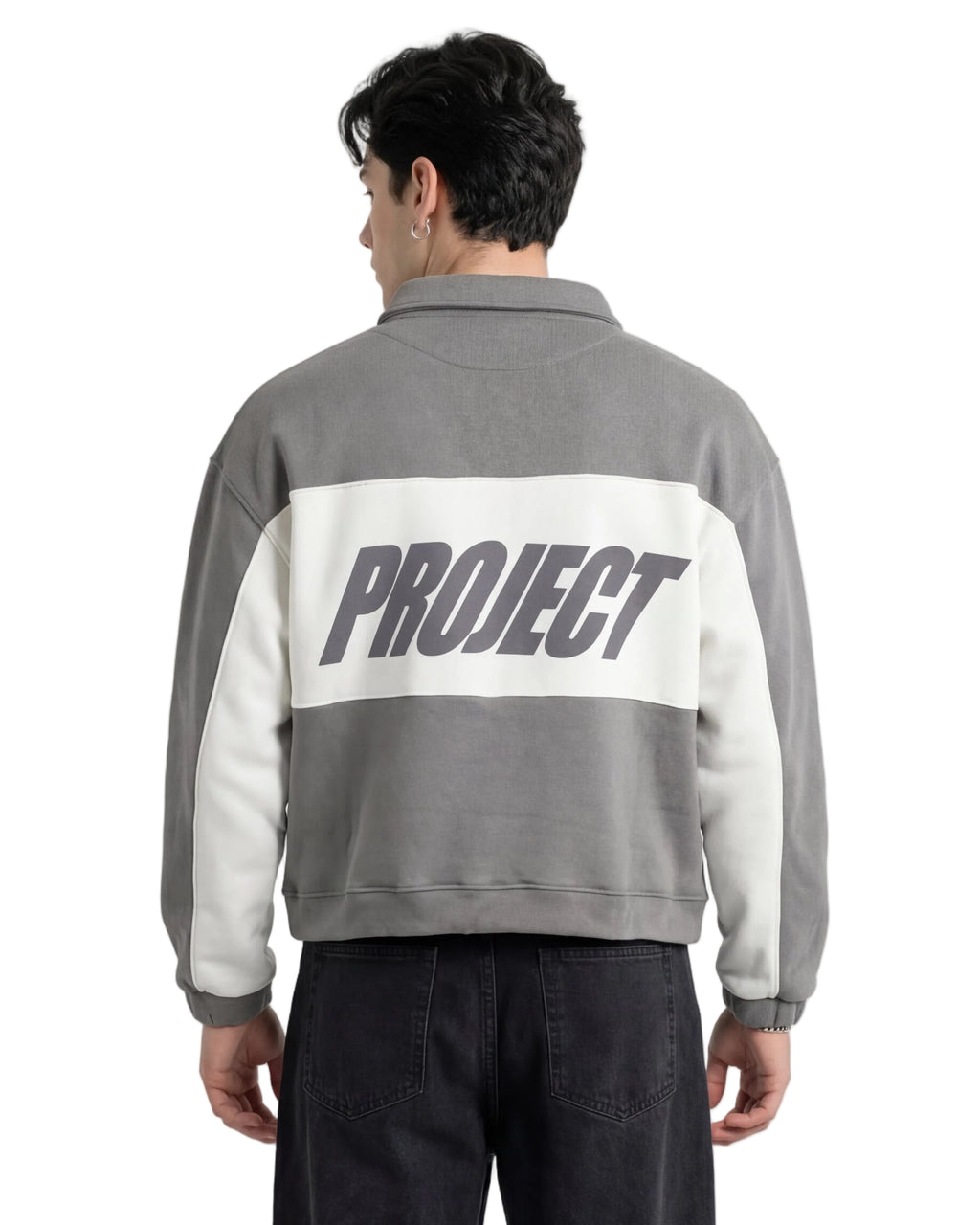 Gray Quarter Zipper – Premium Fleece Coreano